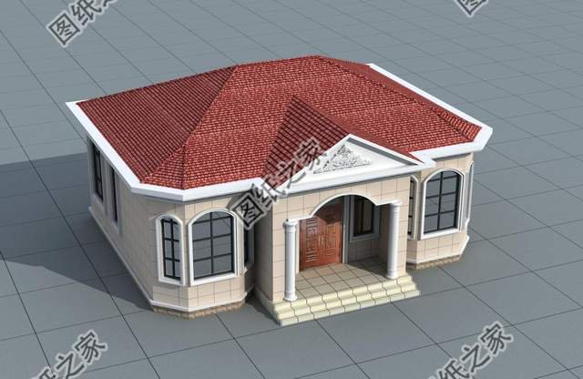 一層三開間農(nóng)村自建房，兩代人，親人居