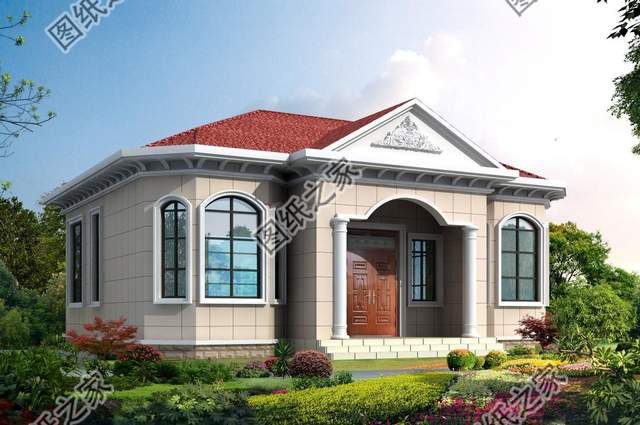 一層三開間農(nóng)村自建房，兩代人，親人居