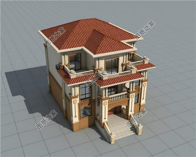 三層高端鄉(xiāng)村別墅，建設(shè)美麗新農(nóng)村，修造舒適住宅