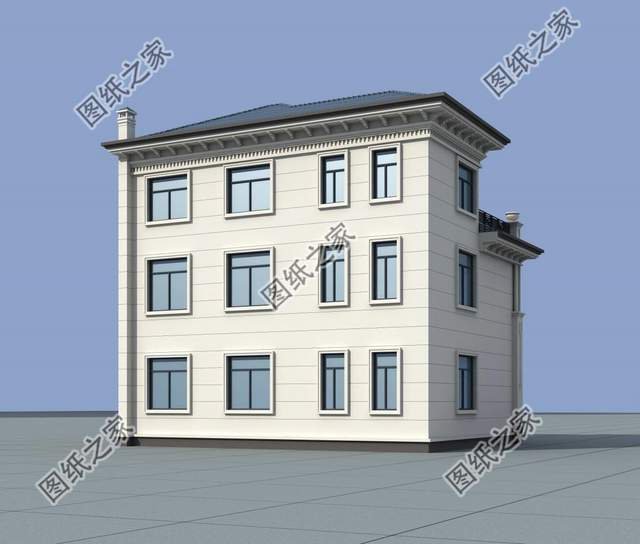 三層高端鄉(xiāng)村別墅，建設(shè)美麗新農(nóng)村，修造舒適住宅