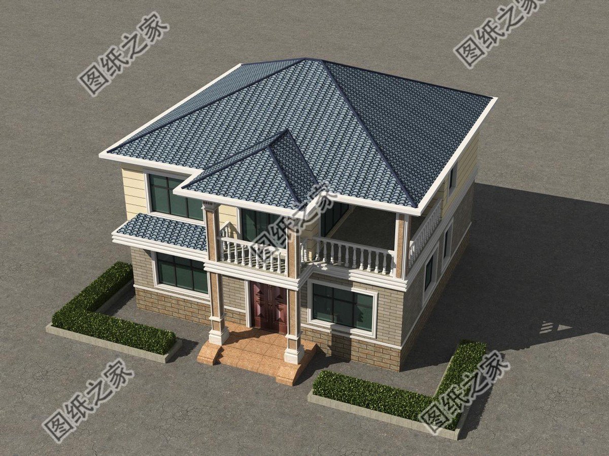 二層三開(kāi)間鄉(xiāng)村別墅，生活全方位，舒適零距離