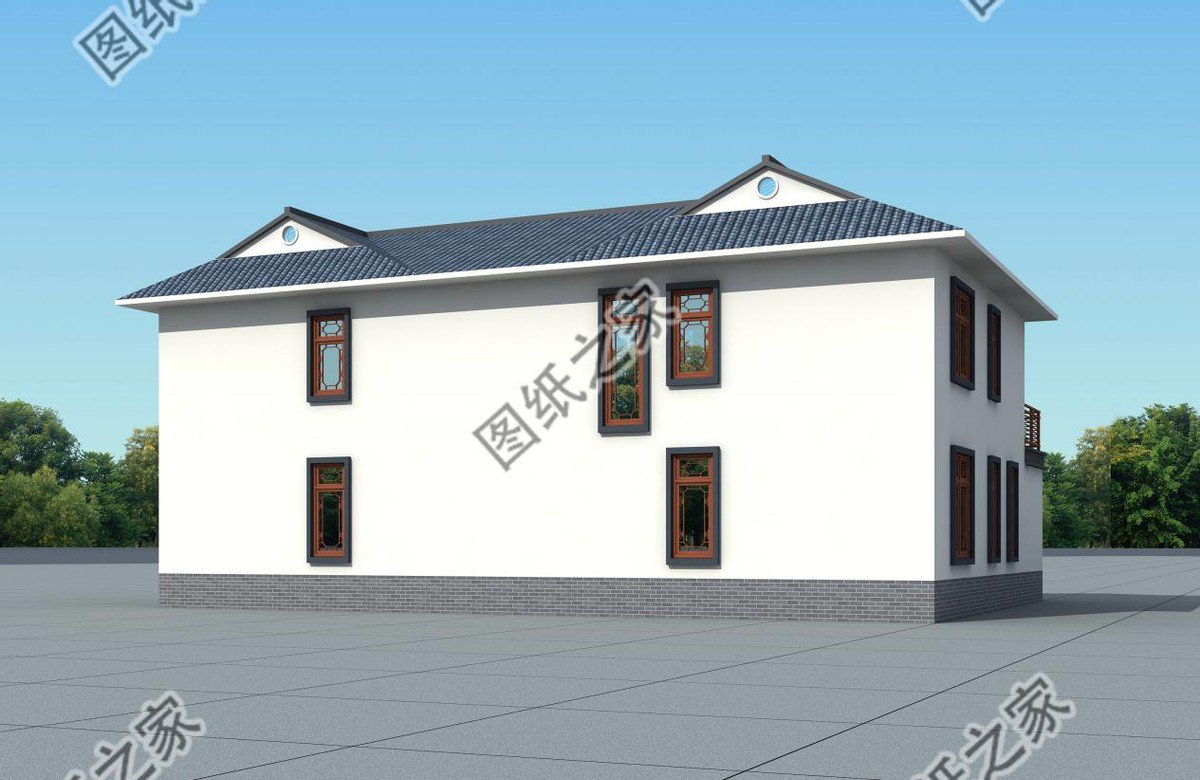 農(nóng)村二層帶院子設(shè)計(jì)圖，這才是鄉(xiāng)村別墅正確的打開方式