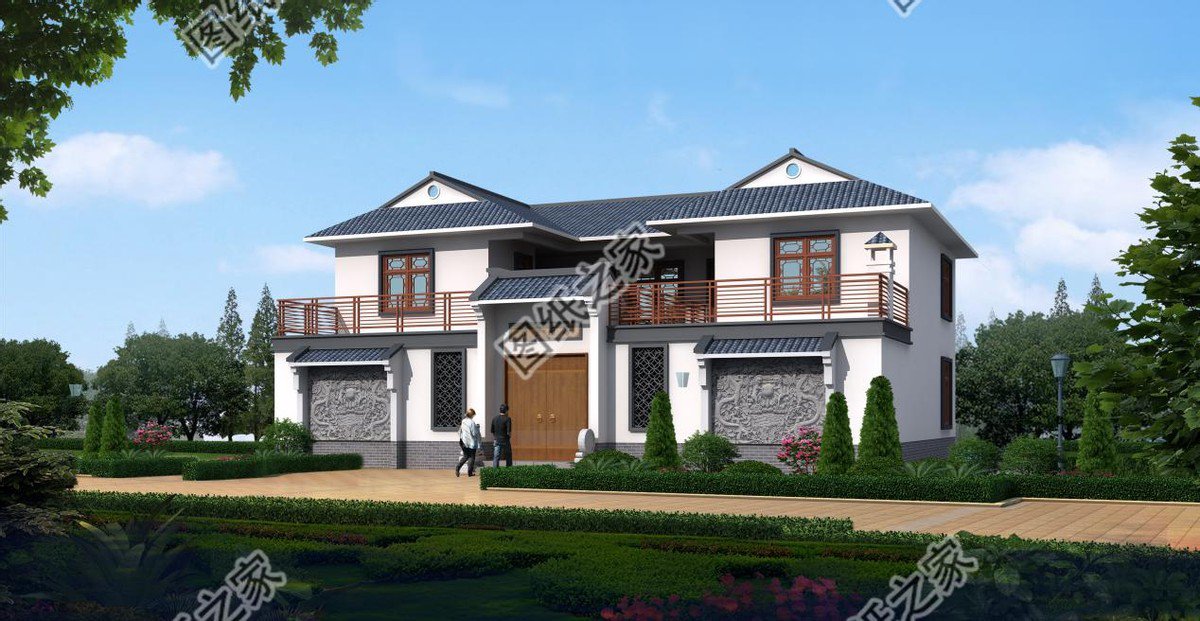 農(nóng)村二層帶院子設(shè)計(jì)圖，這才是鄉(xiāng)村別墅正確的打開方式