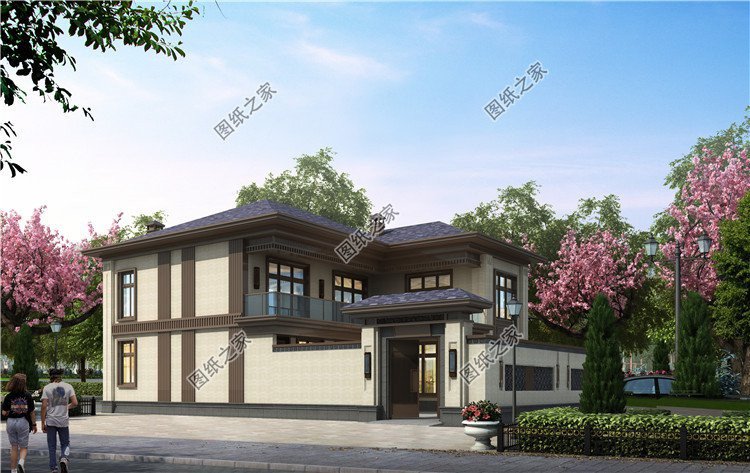 農(nóng)村二層帶院子設(shè)計(jì)圖，這才是鄉(xiāng)村別墅正確的打開方式