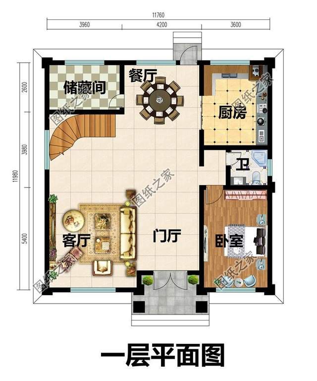 四層別墅設(shè)計(jì)圖，50萬之內(nèi)，將農(nóng)村的家鄉(xiāng)蓋成歐式古典“城堡”