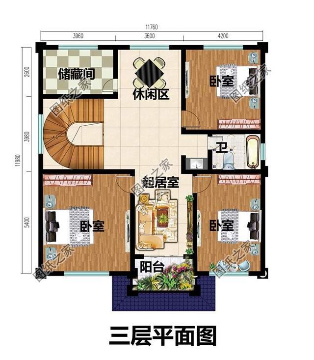 四層別墅設(shè)計(jì)圖，50萬之內(nèi)，將農(nóng)村的家鄉(xiāng)蓋成歐式古典“城堡”