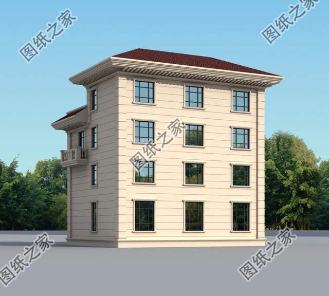 四層別墅設(shè)計(jì)圖，50萬之內(nèi)，將農(nóng)村的家鄉(xiāng)蓋成歐式古典“城堡”