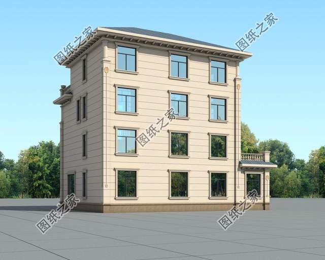 四層別墅設(shè)計(jì)圖，50萬之內(nèi)，將農(nóng)村的家鄉(xiāng)蓋成歐式古典“城堡”