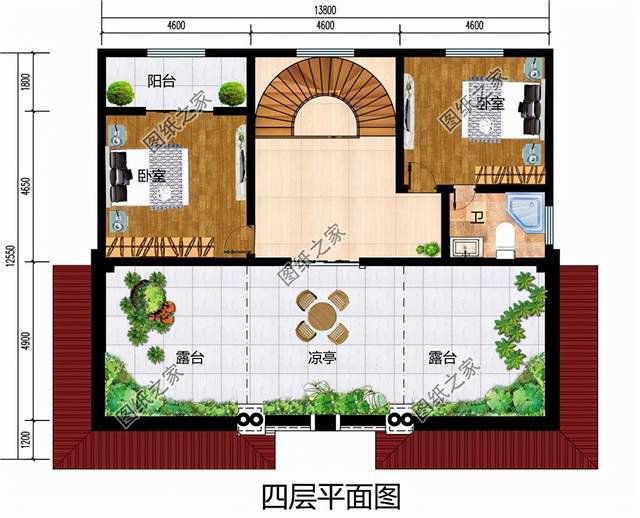 四層別墅設(shè)計(jì)圖，50萬之內(nèi)，將農(nóng)村的家鄉(xiāng)蓋成歐式古典“城堡”