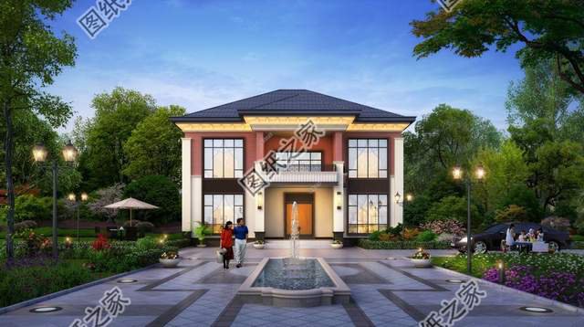 140平左右華麗二層別墅，現(xiàn)實中的浪漫滿屋