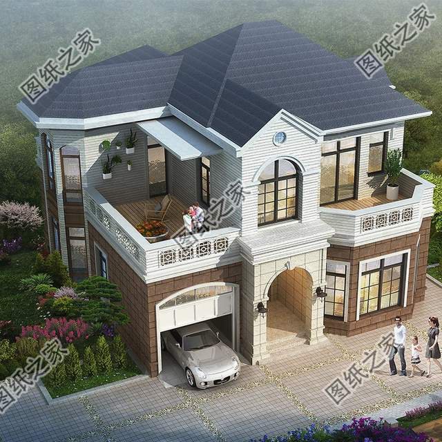 140平左右華麗二層別墅，現(xiàn)實中的浪漫滿屋