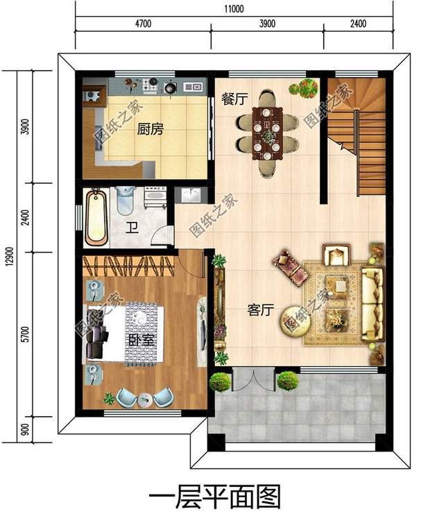 140平左右華麗二層別墅，現(xiàn)實中的浪漫滿屋