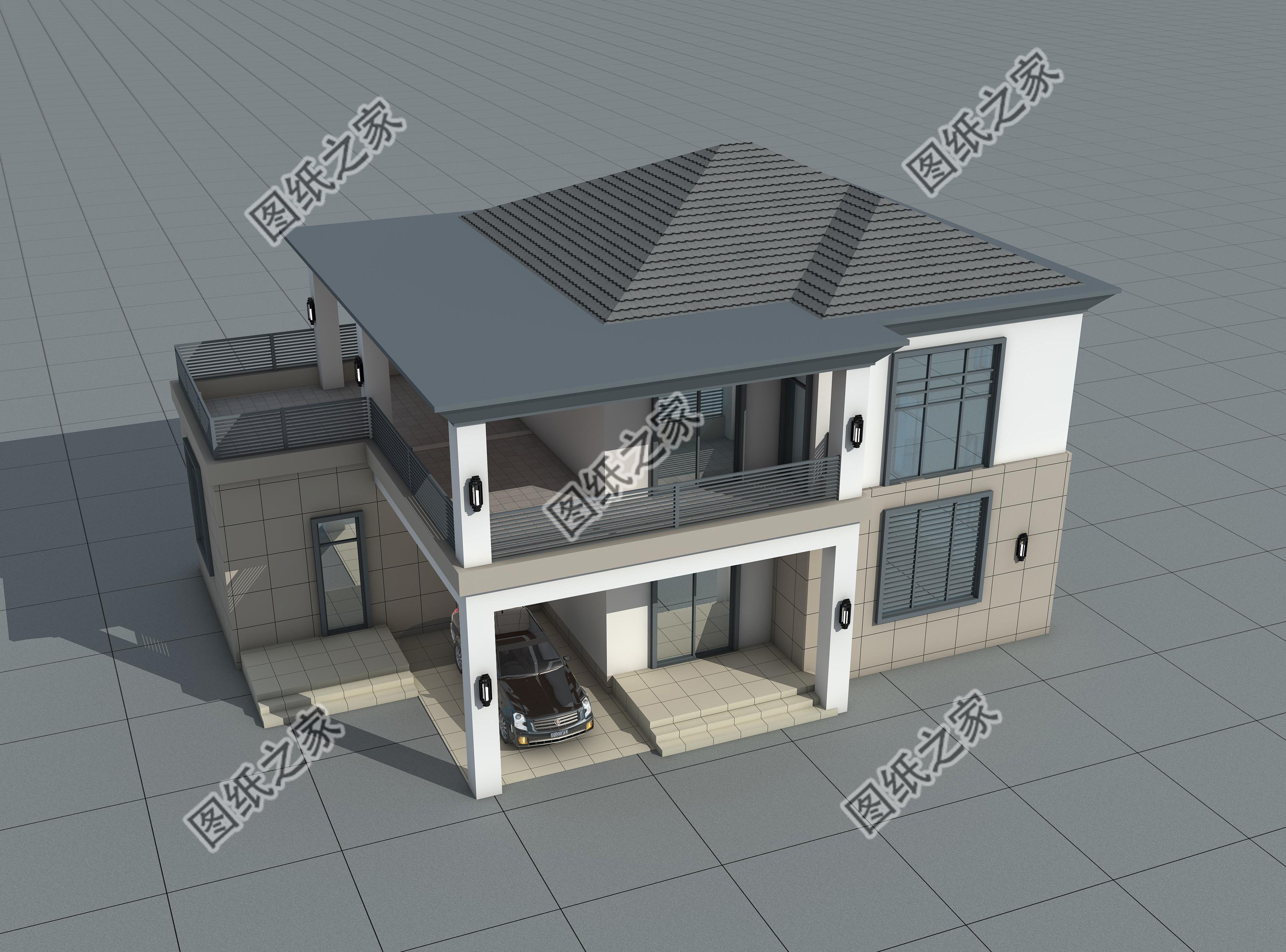 現(xiàn)代風(fēng)二層自建房，方寸之間，皆是大氣