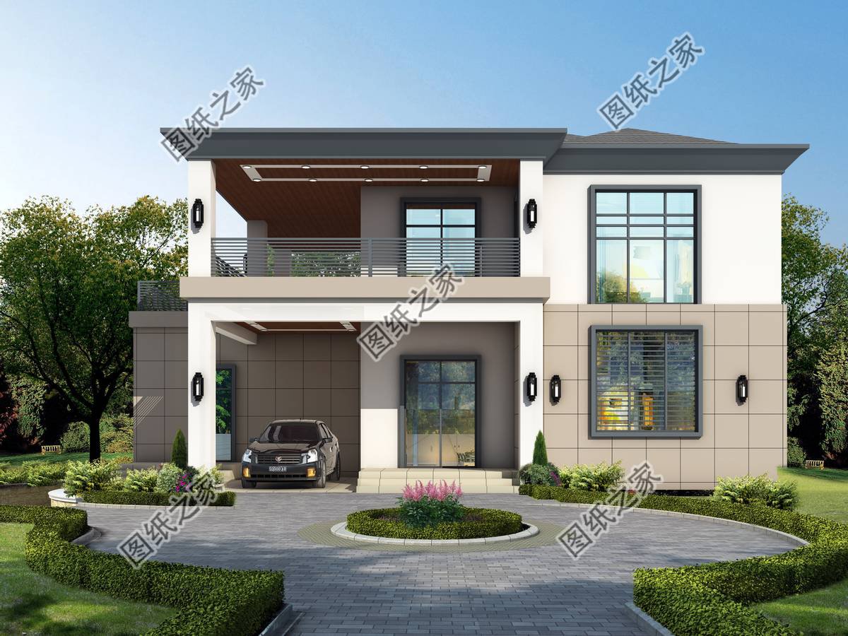 現(xiàn)代風(fēng)二層自建房，方寸之間，皆是大氣