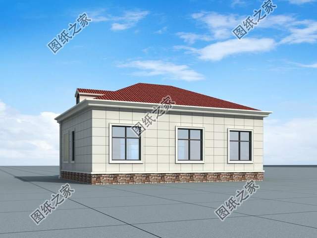 鄉(xiāng)村大平層自建房設(shè)計圖，家人閑坐，燈火可親