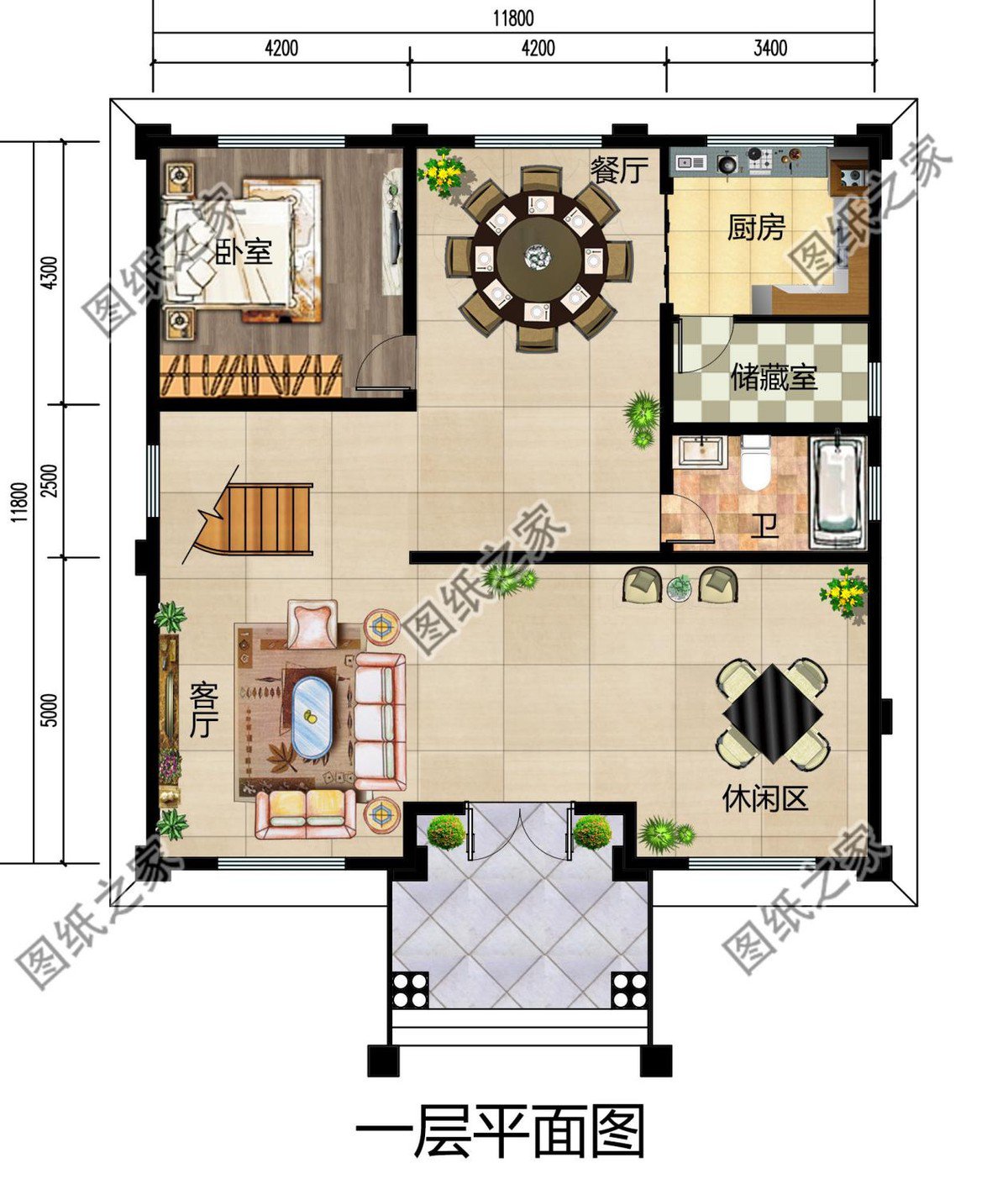 三層歐式別墅，富麗堂皇，建于鄉(xiāng)村，絕對是最吸引人眼球的一座