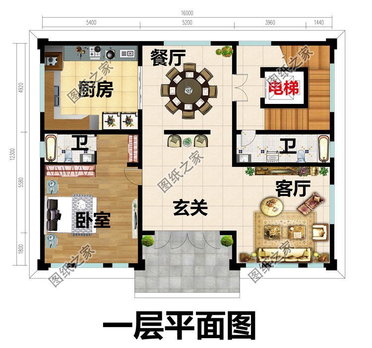 三層歐式別墅，富麗堂皇，建于鄉(xiāng)村，絕對是最吸引人眼球的一座