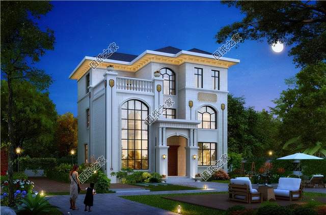 三層歐式別墅設(shè)計圖，經(jīng)典浪漫，建造心中理想之家