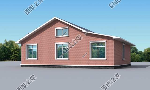 一層帶閣樓設計圖，精致洋氣，可以人手一座的好房型