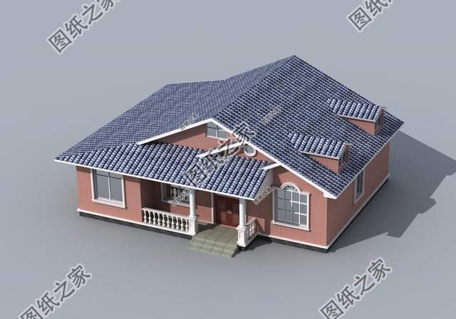 一層帶閣樓設計圖，精致洋氣，可以人手一座的好房型