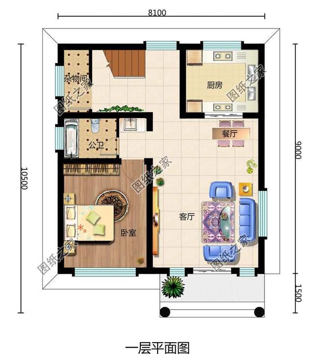 別墅帶書房設(shè)計(jì)圖，崇尚生活，書香空間