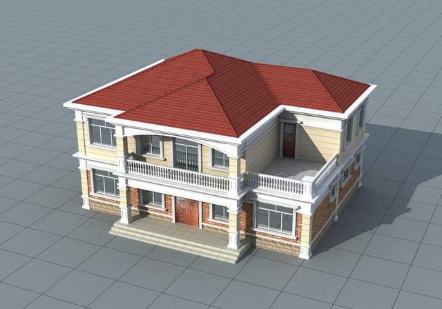 田園二層別墅設計圖，簡單的設計，回歸田園的懷抱