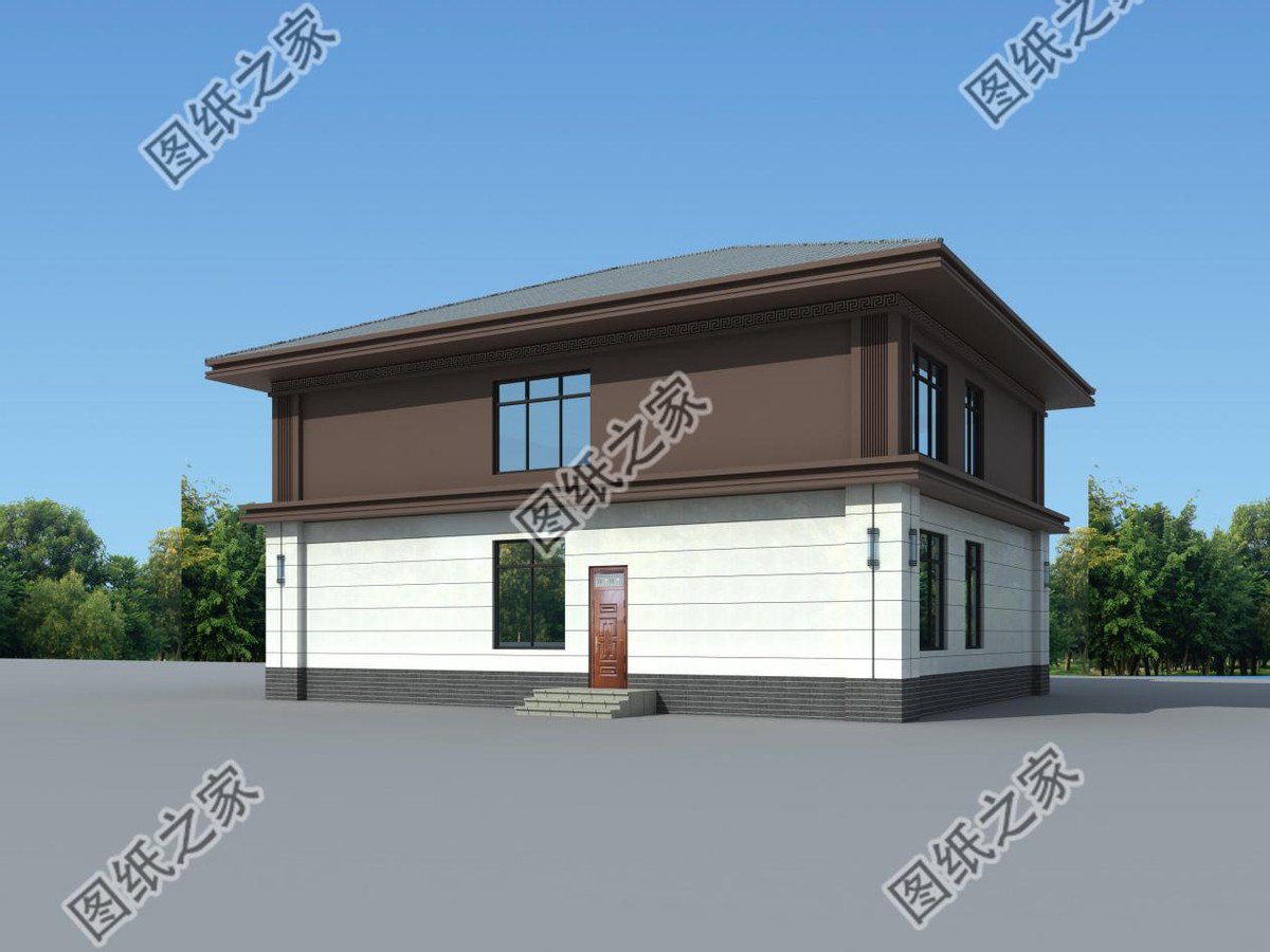 新中式雙層別墅，簡約的外觀，實用的布局給你帶來別樣的體驗