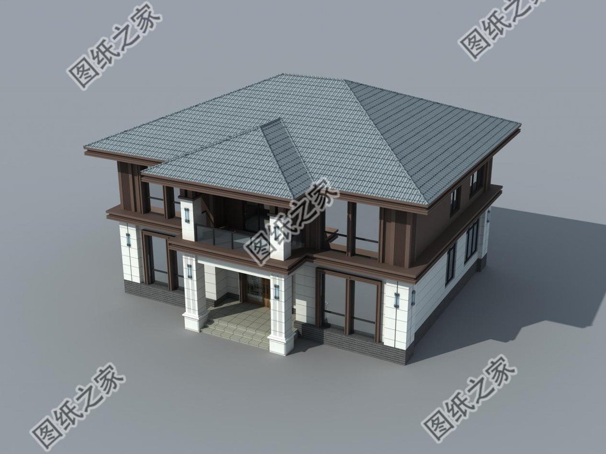 新中式雙層別墅，簡約的外觀，實用的布局給你帶來別樣的體驗