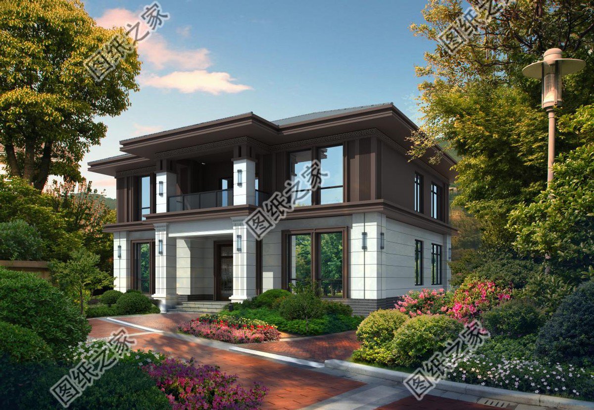 新中式雙層別墅，簡約的外觀，實用的布局給你帶來別樣的體驗