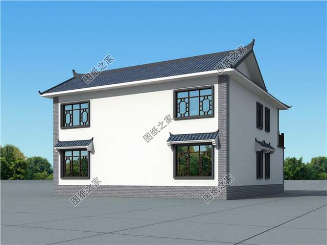 仿古式二層自建房，一眼就愛上了，越看越喜歡