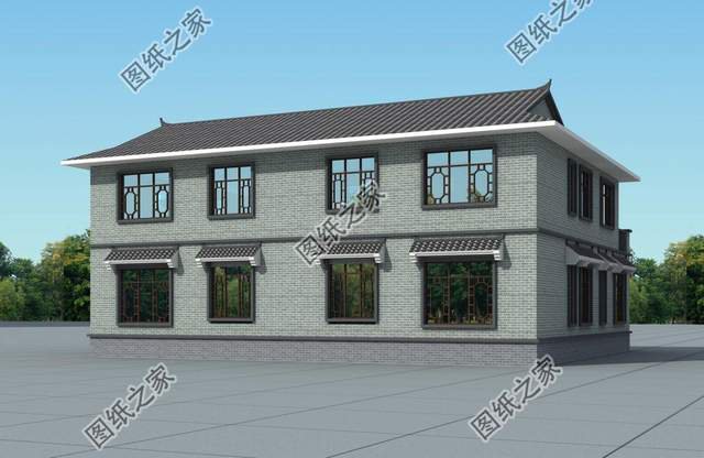 中式合院別墅設(shè)計圖，看園中花開花落，感嘆時光如梭