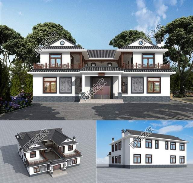 中式合院別墅設(shè)計圖，看園中花開花落，感嘆時光如梭