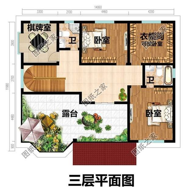 三層歐式住宅設(shè)計(jì)圖，藝術(shù)家園，享受自然