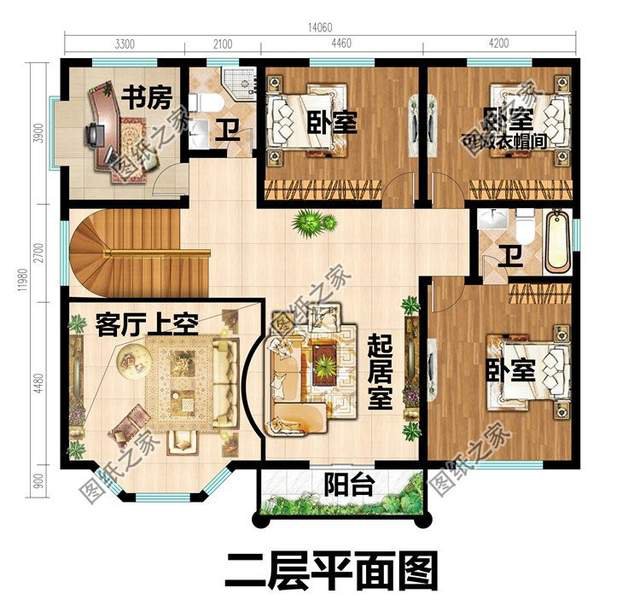 三層歐式住宅設(shè)計(jì)圖，藝術(shù)家園，享受自然