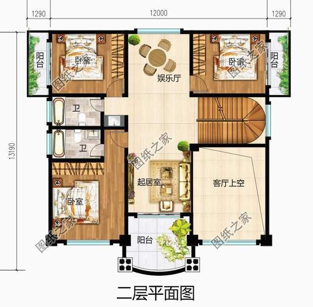 四層獨(dú)棟別墅設(shè)計(jì)圖紙，舒適與奢華，余生都讓他人羨慕吧