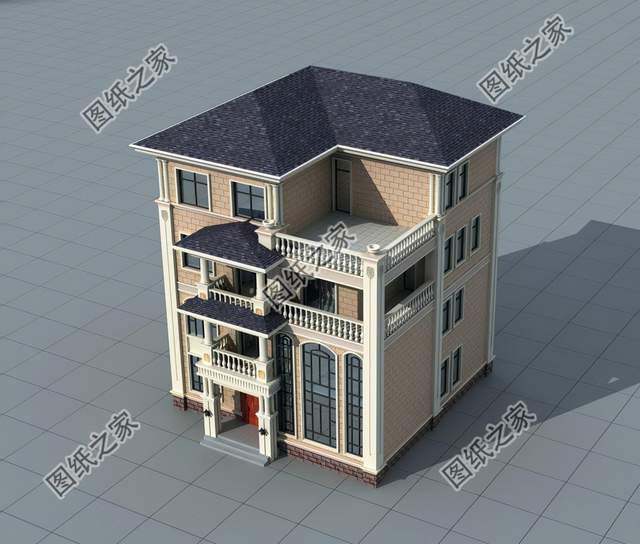 四層獨(dú)棟別墅設(shè)計(jì)圖紙，舒適與奢華，余生都讓他人羨慕吧