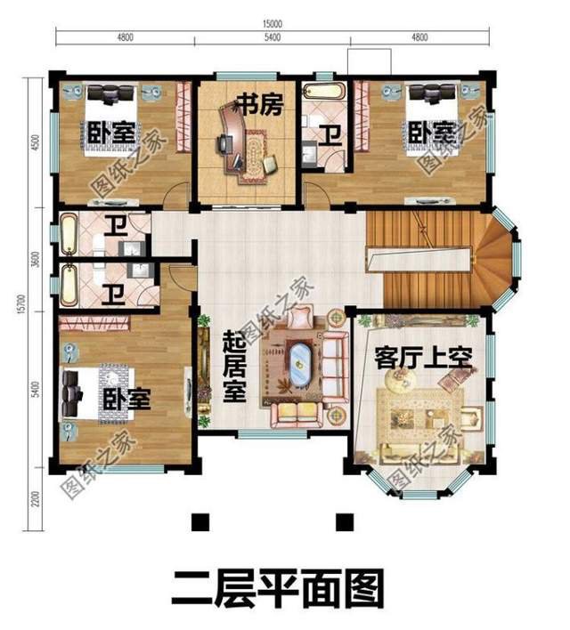 四層獨(dú)棟別墅設(shè)計(jì)圖紙，舒適與奢華，余生都讓他人羨慕吧