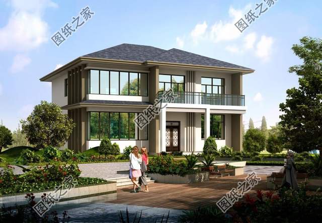 新農(nóng)村二層別墅，超現(xiàn)代的外觀，別出心裁的設(shè)計(jì)