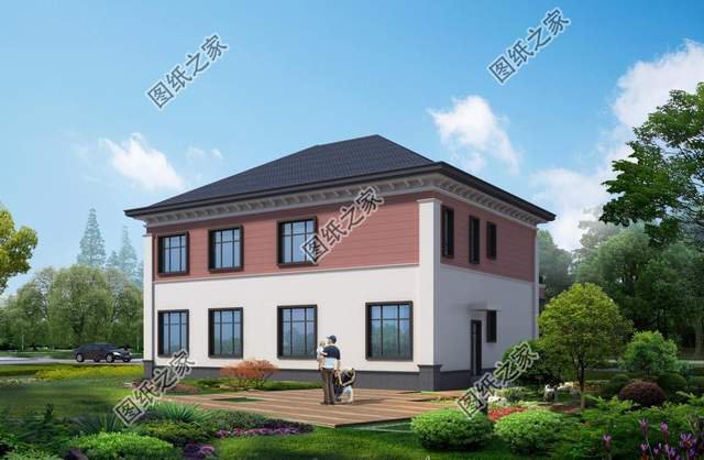 新中式二層自建房設(shè)計圖，尋一處佳園，過上全村人都羨慕的生活