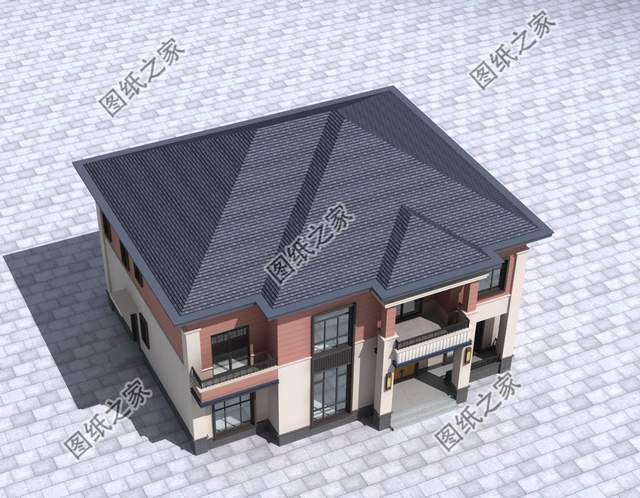 新中式二層自建房設(shè)計圖，尋一處佳園，過上全村人都羨慕的生活