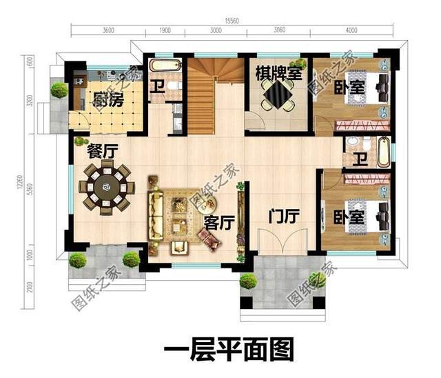 新中式二層自建房設(shè)計圖，尋一處佳園，過上全村人都羨慕的生活