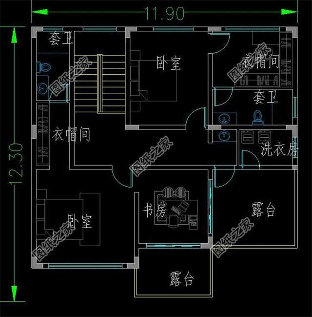 三層別墅設計圖，家里宅基地別浪費，看看這三款咋樣？