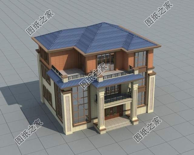 新中式三層圖紙，彰顯主人品位，出門也有面子