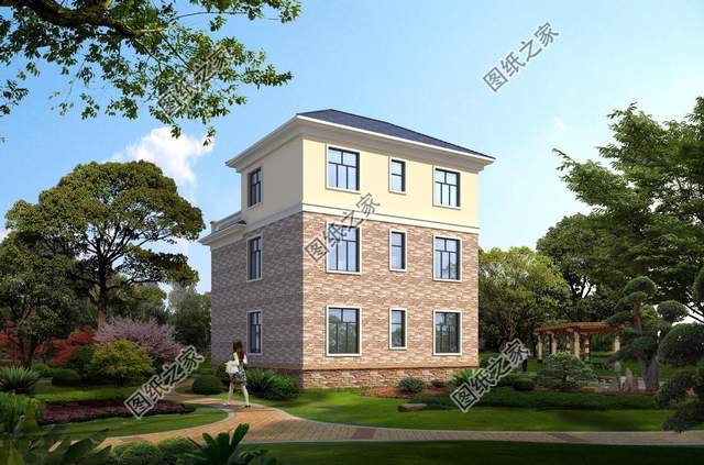 三層歐式別墅設(shè)計圖，經(jīng)典中帶著創(chuàng)新，暖色調(diào)整體給人親切感