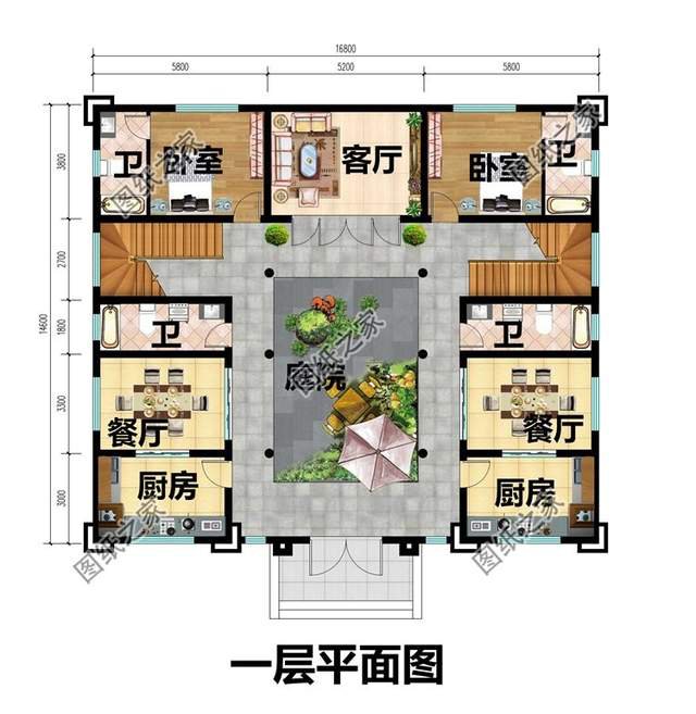 中式合院設(shè)計(jì)，高低有序，層次分明享受鄉(xiāng)村純樸生活