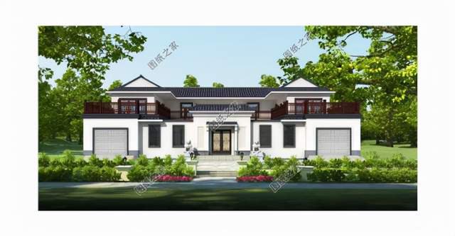 中式合院設(shè)計(jì)，高低有序，層次分明享受鄉(xiāng)村純樸生活