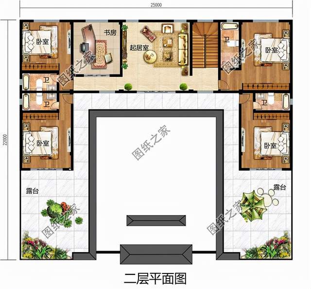 中式合院設(shè)計(jì)，高低有序，層次分明享受鄉(xiāng)村純樸生活