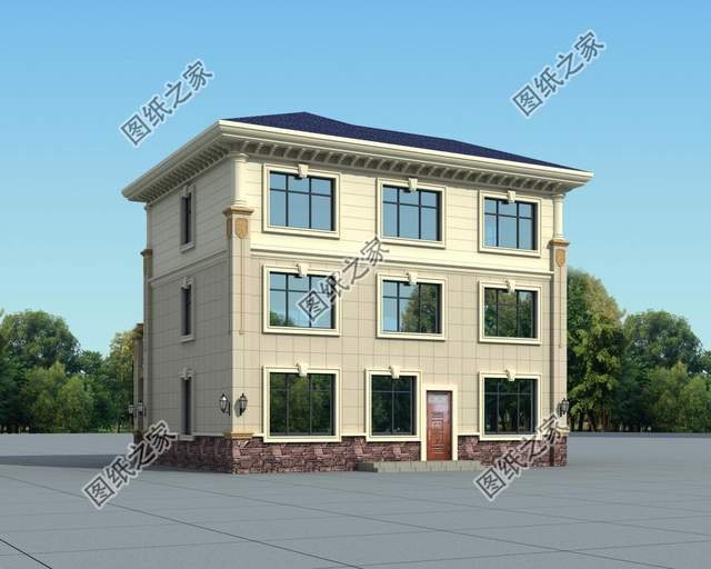 二層半別墅設計圖，安靜、舒適、寬敞，滿足居住需求