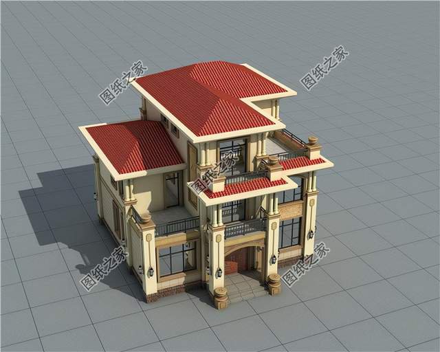 二層半別墅設計圖，安靜、舒適、寬敞，滿足居住需求