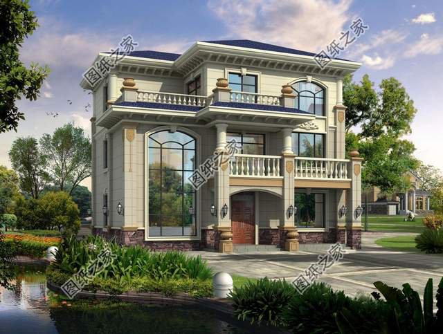 二層半別墅設計圖，安靜、舒適、寬敞，滿足居住需求